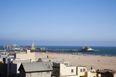 Santa monica, california, beach and pier