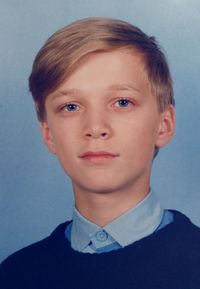 Close-up portrait of boy