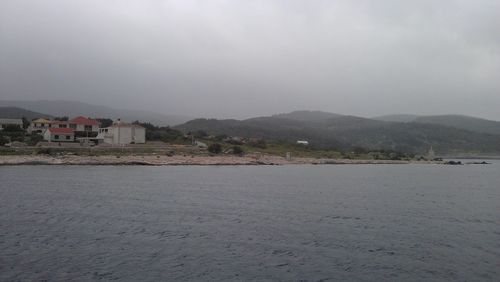 Houses in the sea