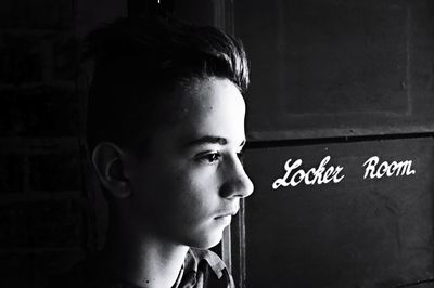 Close-up of baby girl