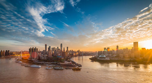 Cityscape against sky