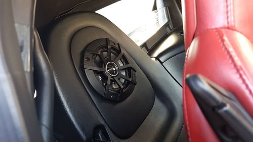 Speaker in car