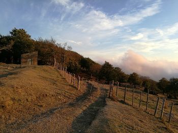 Scenic view of landscape against sky