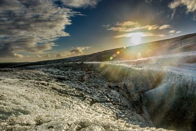 Scenic view of landscape against sky