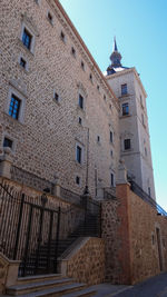 Low angle view of historical building against sky