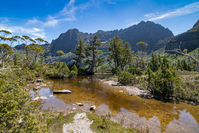 Landscape at cradle mountain-lake st clair national park