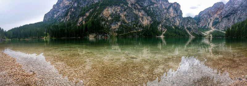 Panoramic view of lake