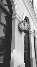 Low angle view of clock tower