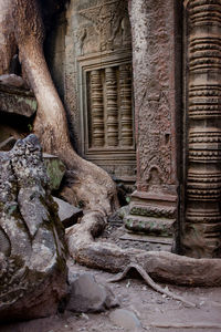 View of buddha statue in temple