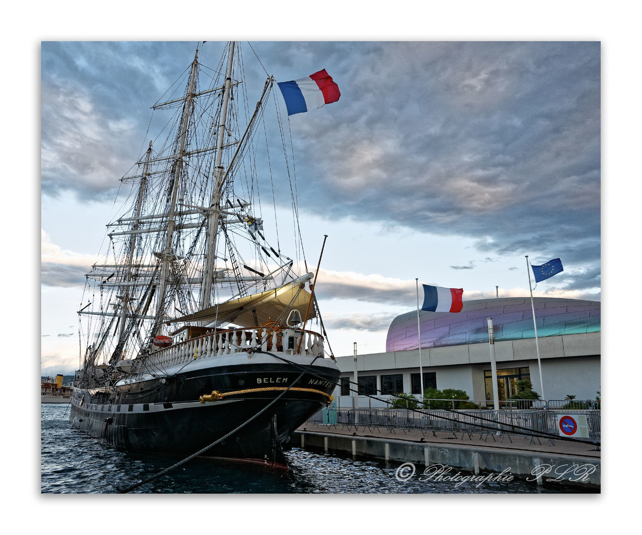 Belem Boat Deck Navire Belém Cannes, France Mat Sailing Boats Voile Voilier Port Quai Canon 5d Mark Lll