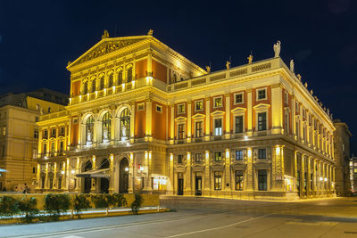 View of building at night