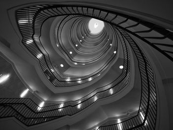 Low angle view of staircase in building