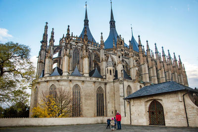 Low angle view of cathedral against sky