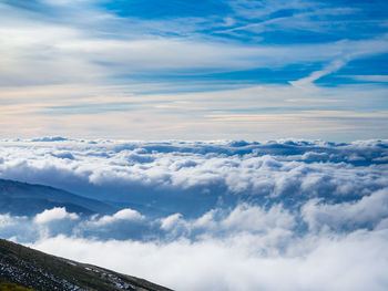 Low angle view of cloudscape
