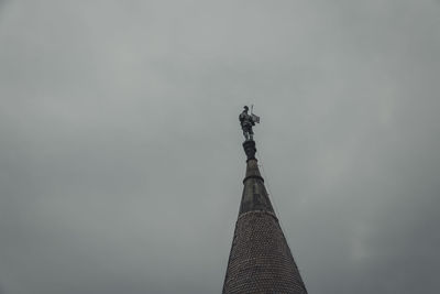 Low angle view of statue