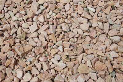 Full frame shot of pebbles