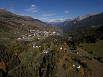 Panoramic view of landscape against sky