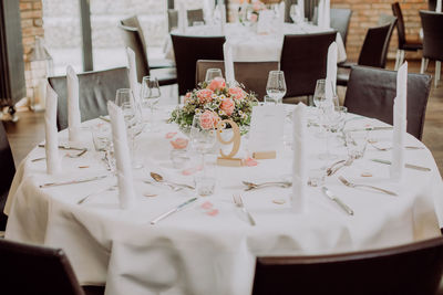 Close-up of vase on table