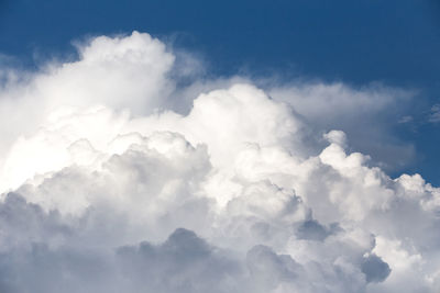 Low angle view of clouds in sky