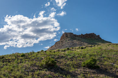 Scenic view of rocky mountains against sky