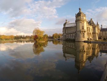 Castle by lake