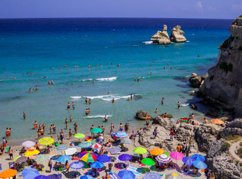 Group of people on beach