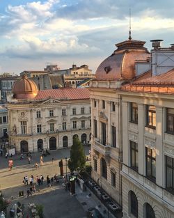 View of historic building against sky