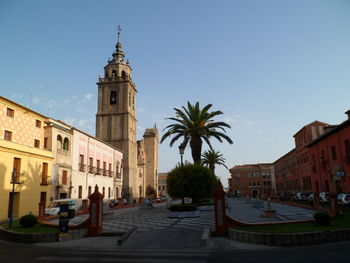 Buildings in city