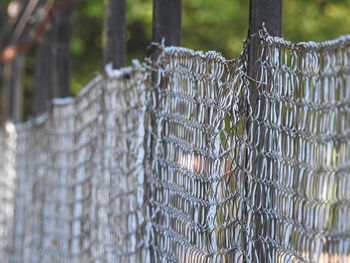 Close-up of chainlink fence