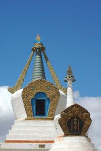 Low angle view of temple