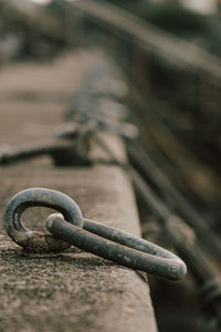 Close-up of rusty metal