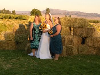 Full length of young couple standing on field