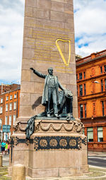 Low angle view of statue