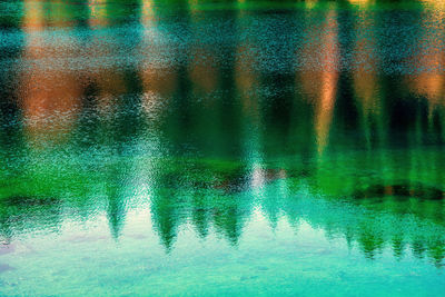 Full frame shot of wet lake