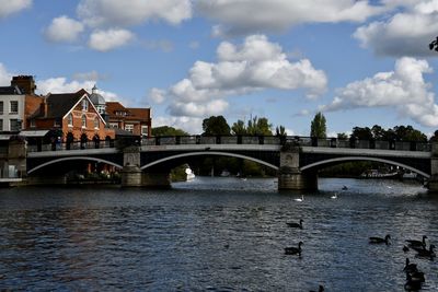 Eton bridge in the royal town of windsor 