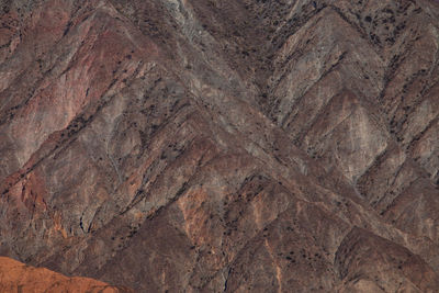 Full frame shot of rock formations