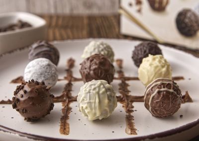 Close-up of cupcakes