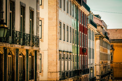 Exterior of residential building against sky