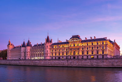 View of buildings in city at waterfront