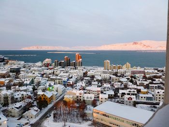 Residential buildings in town