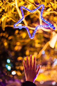 Close-up of hands