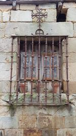 Low angle view of old building