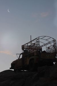 Construction site against sky