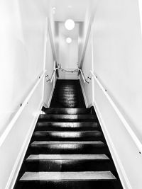 Staircase in modern building