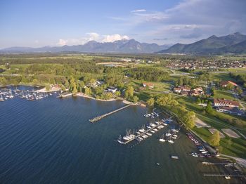 Aerial view of landscape