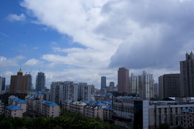 View of city against sky