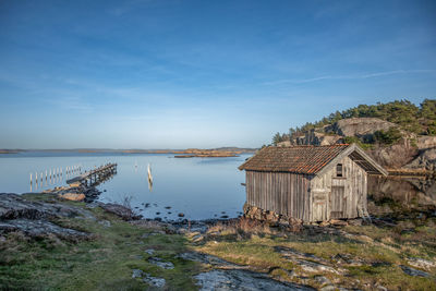 Old fishing village on the swedish west coast