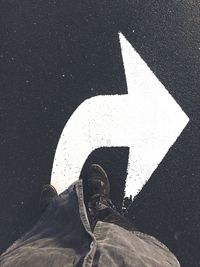 Man standing on street