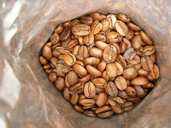 Close-up of coffee beans