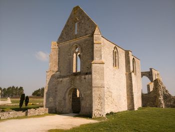 Historic building against clear sky